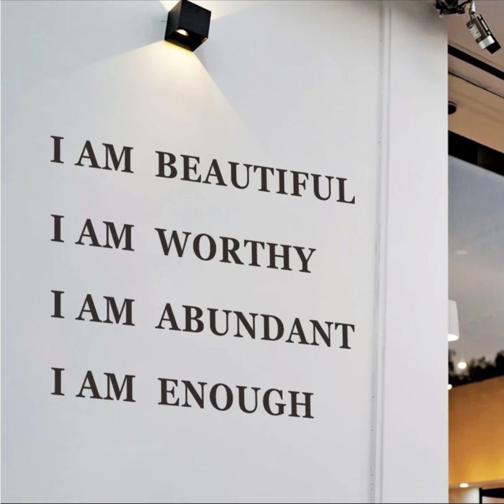 10/$25🦋 I AM ENOUGH Inspirational Wall Decal - Picture 5 of 11